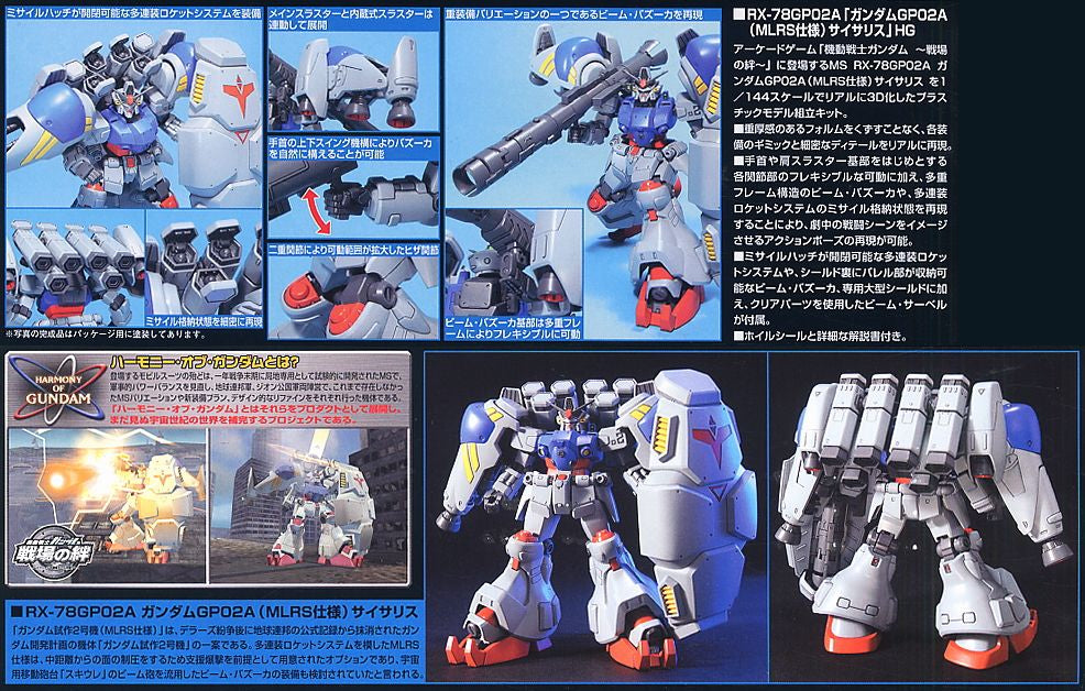 HGUC 1:144 Gundam GP02A MLRS @ Impulse Hobbies