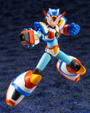 Mega Man X Max Armor with cannon arm in jumping attack pose