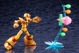 Mega Man X Hyperchip Ver shooting green, orange, & pink blast effect