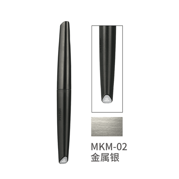 MKM-02 Soft Tipped Marker Metallic Silver
