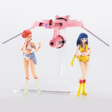 Dirty Pair 1:20 Kei & Yuri w/ 1:300 Lovely Angel