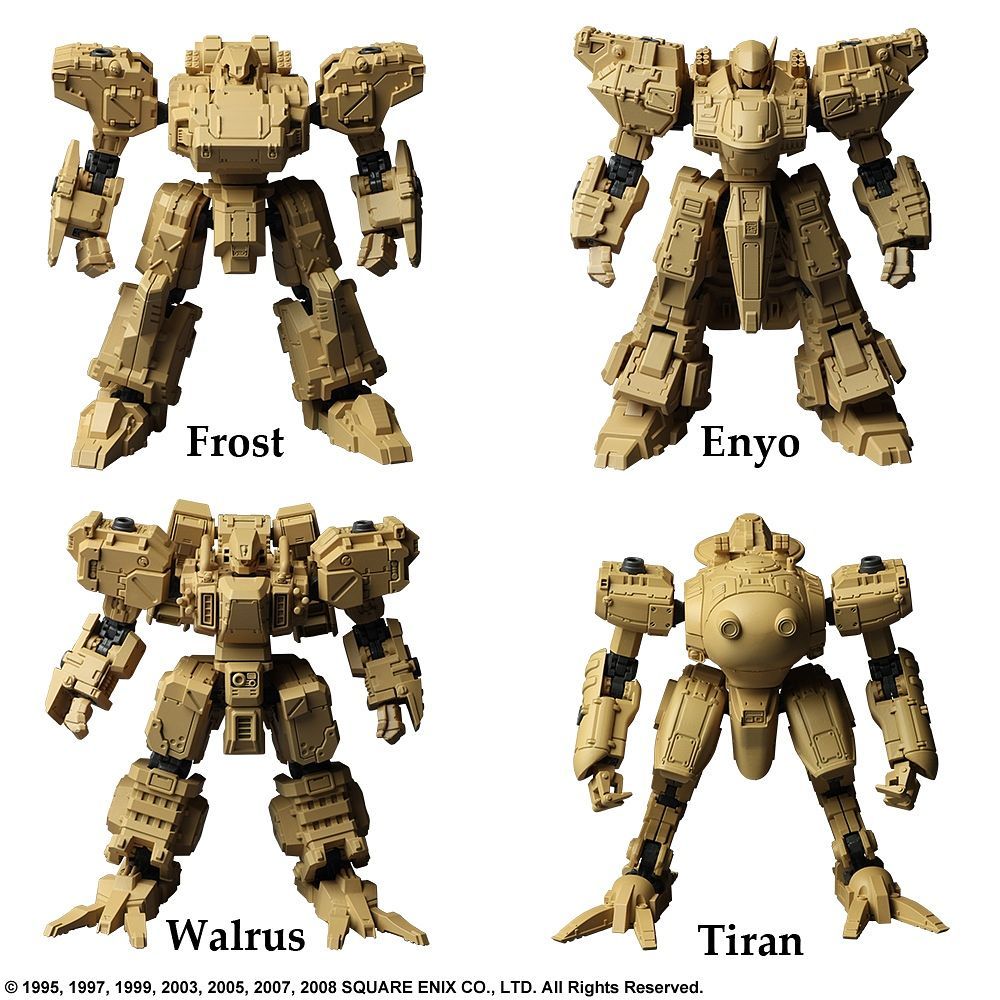 Front Mission Structure Arts 1:72 Vol.2 (Frost, Enyo, Walrus and Tiran
