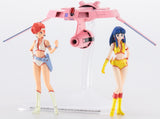 Dirty Pair 1:20 Kei & Yuri w/ 1:300 Lovely Angel