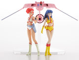 Dirty Pair 1:20 Kei & Yuri w/ 1:300 Lovely Angel