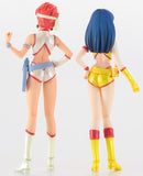 Dirty Pair 1:20 Kei & Yuri w/ 1:300 Lovely Angel