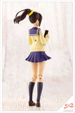 Sousai Shojo Teien female model kit in blue skirt and yellow top