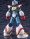 Megaman X X Second in blue, white, red, & yellow armor (back view)