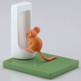 miniQ Miniature Cube Sato Kunio's Bathroom Animals (Tsure O o O)