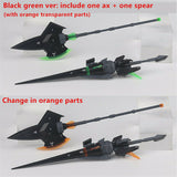 DL Decal HG Tallgeese/Crossbone Gundam Axe & Lance Battle Set (Black)