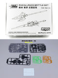 DL Decal HG Tallgeese/Crossbone Gundam Axe & Lance Battle Set (Black)