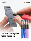 DSPIAE YPB-01 'Silhouette' Tungsten Steel Push Broach 0.1mm