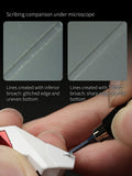 DSPIAE YPB-01 'Silhouette' Tungsten Steel Push Broach 0.1mm