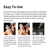 MKF-03 Soft Tipped Marker Flourescent Yellow