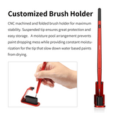 AT-FBRD Fine Brush Stand (Red)