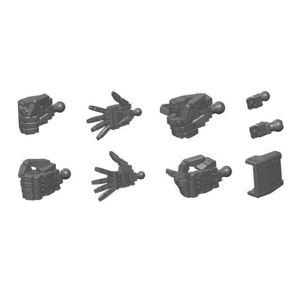 Builder's Parts MS Hand 01 (Dark Grey)