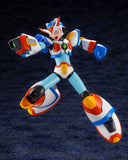 Mega Man X Max Armor with cannon arm in jumping attack pose