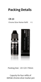 CR-10 Chrome Silver Refill for Markers 10mL
