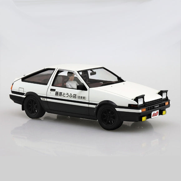 INITIAL D 1:24 TAKUMI AE86 TRUENO PROJECT D VER. W/ FIGURE