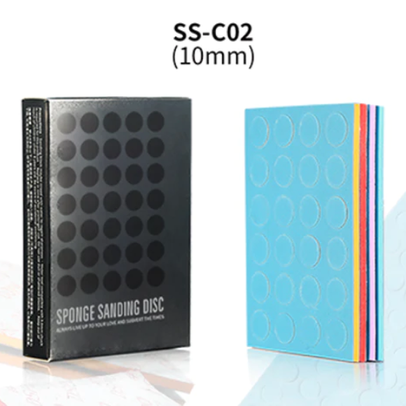 SS-C02 Self Adhesive Sponge Sanding Disc Set 10mm