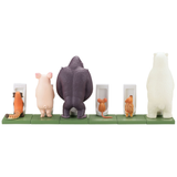 miniQ Miniature Cube Sato Kunio's Bathroom Animals (Tsure O o O)