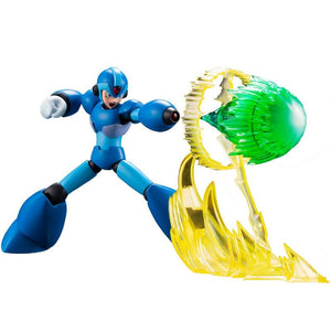 Mega Man X firing blaster with green blast