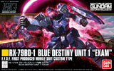 HGUC 1:144 RX-79BD-1 Blue Destiny Unit 1 EXAM #207