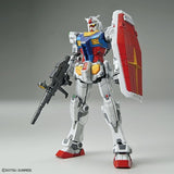 RX-78F00 in blue, red, yellow, and white armor
