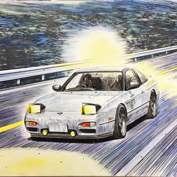 Initial D 1:24 RPS13 180SX Kenji @ Impulse Hobbies