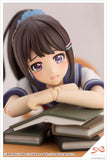 Sousai Shojo Teien Madoka Yuki (Touou High Summer Clothes) leaning her head on a pile of books