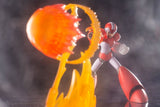 Mega Man X Rising Fire Ver shooting red and orange blast effect