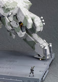 Metal Gear Rex with miniature standing on Action Base