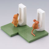 miniQ Miniature Cube Sato Kunio's Bathroom Animals (Tsure O o O)