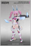 Cyber Forest Fantasy Girls model kit with pink hair and bunny ears