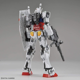 RX-78F00 in multi colored armor of blue, white, yellow, & red (Back View)