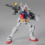 RX-78F00 in multi colored armor of blue, white, yellow, & red in attack pose